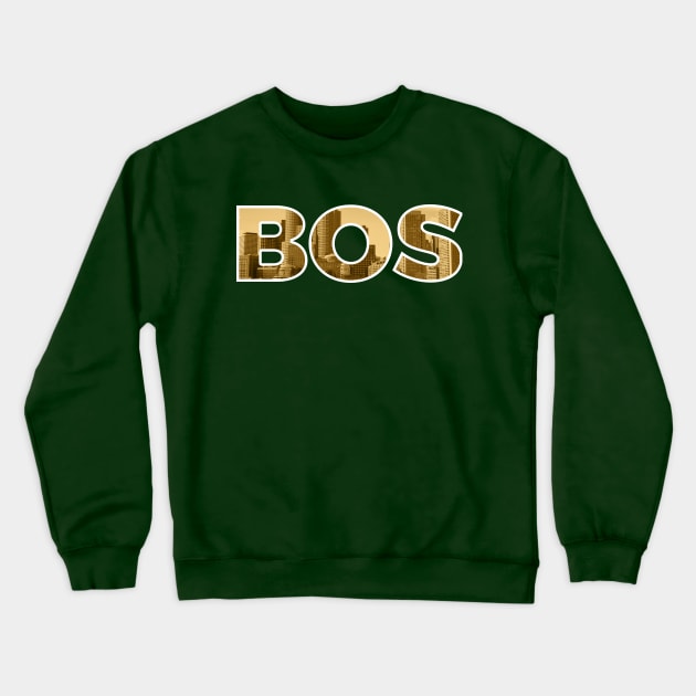 Boston Celtics Skyline Crewneck Sweatshirt by StupidHead